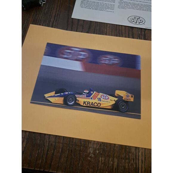 Vintage Bobby Rahal STP Kraco IndyCar Driver Card 6x9 Racing Collectible - Picture 1 of 2
